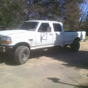 bumper, steps, and black painted wheels