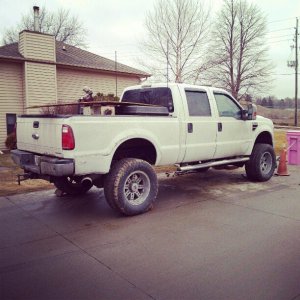 First day of lift new tires and wheels