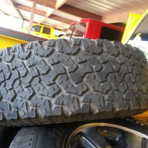 For Sale: Set of Four 2012 F-250 Lariat Wheels with Used BFGs