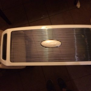 Billet harley grille