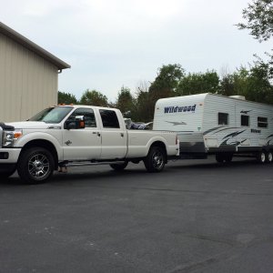 First tow with the new truck!