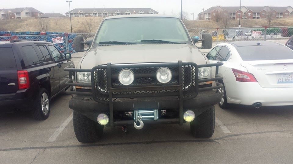 2004 F250 with new winch