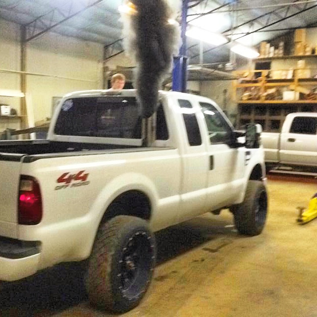 my first diesel and first truck,  project white out