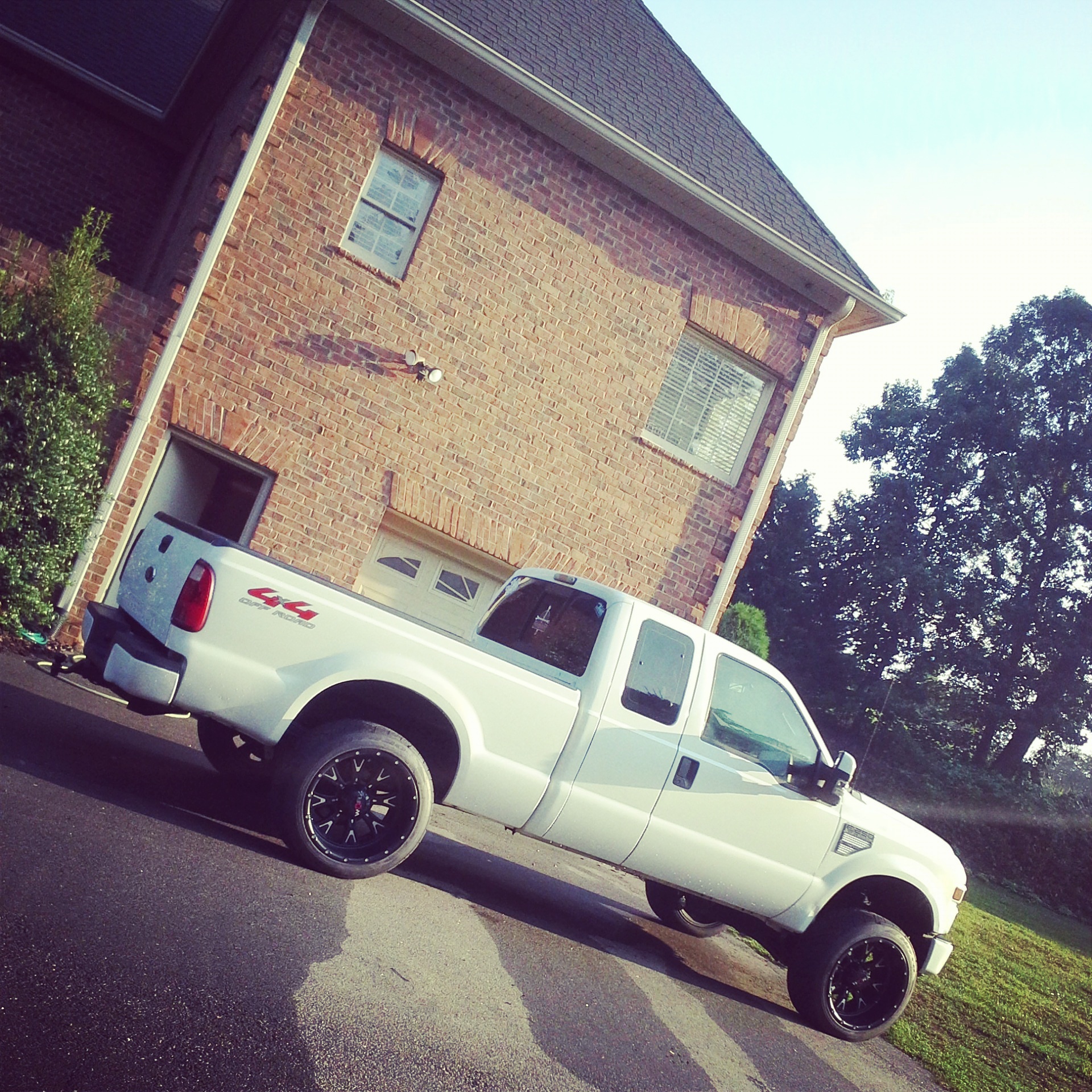 my first diesel and first truck,  project white out